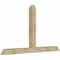Ekena Millwork Portland Rough Sawn Timber Gable Bracket, Douglas Fir, 96"W x 56"H x 6"D x 6"F, 14/12 Pitch GBW096X56X0606POR00RDF - alternate 2